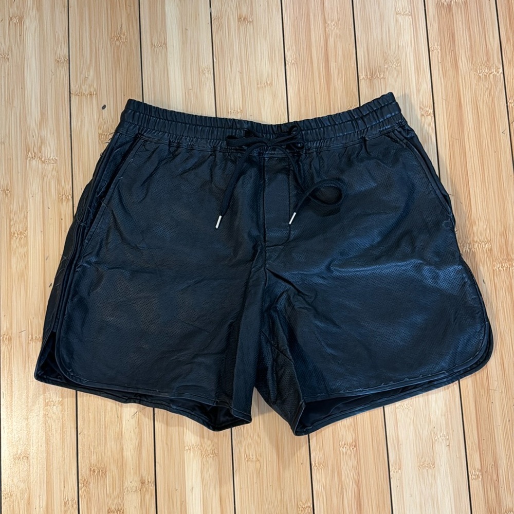 Faux Leather Shorts